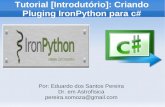 Tutorial Rodando Python no C#