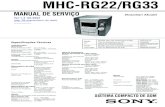 Sony Mhc Rg22,Rg33 Ver. 1.3