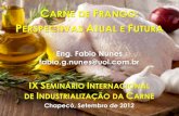 Carne de frango: perspectivas atuais e futuras - Fábio Nunes - Instituto Interamericano de Cooperação para a Agricultura (IICA)
