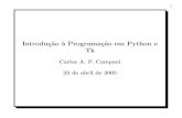 Introdução à Programação Python e Tk