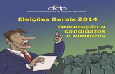 Cartilha Eleições Gerais 2014: orientação a candidatos e eleitores