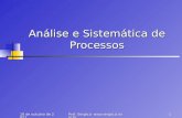 Aulas - Análise de Processos - 2005 - Prof. Sergio.Jr