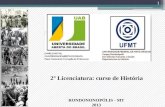 2º LICENCIATURA: HISTÓRIA , UNIVERSIDADE FEDERAL DE MATO GROSSO. DISCIPLINA DE BRASIL REPÚBLICA.