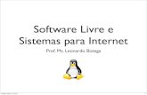 Pós univem - Software Livre