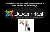 Palestra sobre cases governamentais e boas praticas no Joomla!