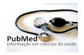 Workshop PubMed: Informação em Ciências da Saúde