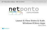 Case studies about Layout & View States & Scale in Windows 8 Store Apps