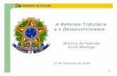 Apresentação sobre Reforma Tributária - Ministério da Fazenda