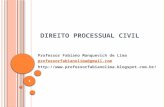 Direito processual civil   aula 6