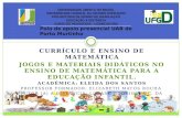 Jogos e Materiais didáticos de Matemática na Educação Infantil