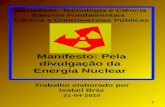 S.T.C. 7 - Manifesto: Pela divulgação da Energia Nuclear