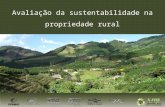 José Mário Avaliação da sustentabilidade na propriedade rural