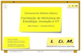 Treinamento: Facilitação de Workshop de Estrategia, Inovação e DT