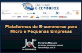 Plataformas de E-commerce para Micro e Pequenas Empresas - Encontro E-commerce BH