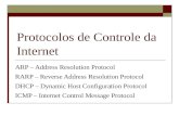 Protocolos de controle da internet