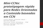 Mini-CCNx: prototipagem rápida para Redes Orientadas a Conteúdo baseadas em CCN