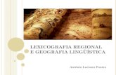 Lexicografia regional e geografia linguistica   luciano pontes