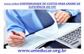 Curso online contabilidade de custos para exame de suficiência do cfc