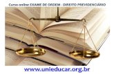 Curso online exame de ordem direito previdenciario