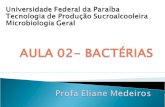 Aula Microbiologia Bactérias