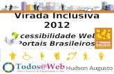 Acessibilidade Web dos Portais Brasileiros   virada inclusiva