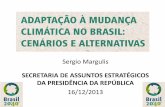 Parte I - Adaptação às mudanças climáticas no Brasil: cenários e alternativas
