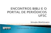 Encontros Bibli e o Portal de Periódicos UFSC