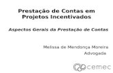 Prestação de Contas - Aspectos Gerais - Melissa Mendonça Moreira
