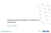 Situação epidemiológica da malária na amazônia