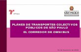 Plano transporte coletivos publicos de são paulo e corredores de ônibus edição para ingles ver