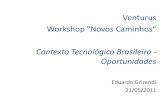 Palestra contexto tecnológico brasileiro   oportundades eduardo grizendi v 1.0