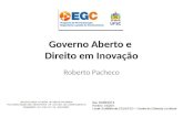 Governo aberto e direito em inovação