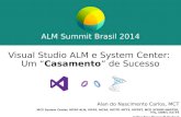 ALM Summit - DevOps - VSALM e System Center Um Casamento de Sucesso