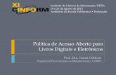 Política de acesso aberto para livros digitais e eletrônicos