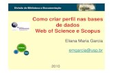 Tutorial   Como Criar Perfil nas Bases de Dados Web of Science e Scopus