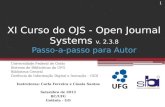XII Curso Open Journal Systems - Autor