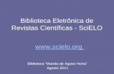 Biblioteca eletrônica de revistas científicas   sci elo