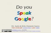 Do you speak Google?
