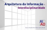 Arquitetura da Informação e Interdisciplinaridade