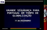 Grande Segurança para Portugal em Tempo de Globalização