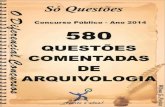 580 questões comentadas de arquivologia