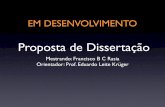 Francisco Rasia - PPGTE - projeto de dissertação