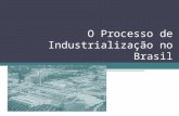 O processo de industrialização no Brasil