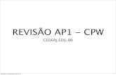 Revisão AP1 Construção de Páginas Web - CEDERJ