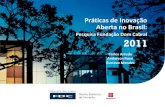 Práticas de Inovação  Aberta no Brasil