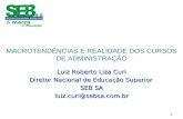 Macrotendências e Realidades dos Cursos de Administração - Prof. Luiz Curi