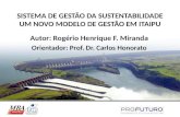 T39 tcc sistema de gestão da sustentabilidade um novo modelo de gestão em itaipu_rogério miranda