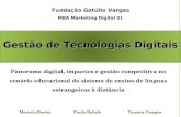 Apresentação gestão de tecnologias digitais