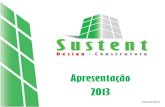 Sustent Construtora Apresentação Portifolio 2013