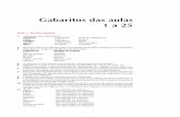 Telecurso 2000 - Química - Gabaritos 01 a 25
